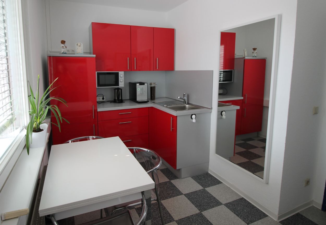 Der Personalraum der Arztpraxis Dr. med. Martin Schmidt u. Shahla Kamgar